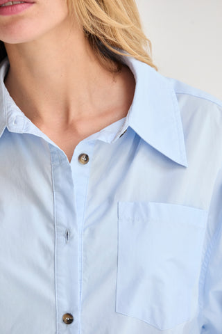 Lana Oversized Poplin Shirt Two Piece Set