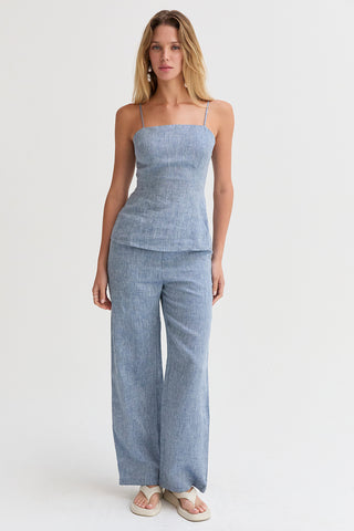 Dani Linen Wide Leg Pants