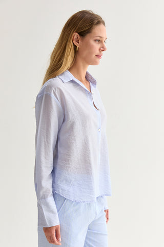 Nadia Crinkled Tencel Button Up Shirt