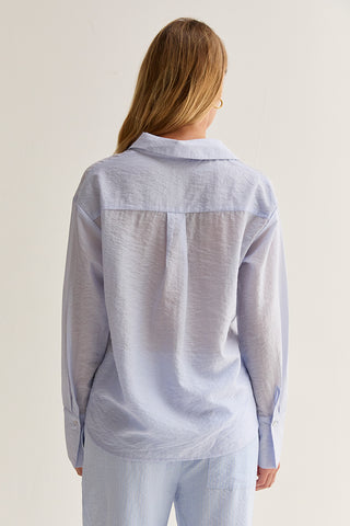 Nadia Crinkled Tencel Button Up Shirt