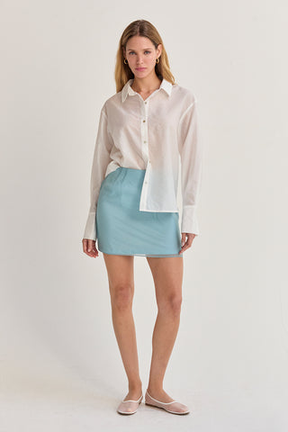 Nadia Crinkled Tencel Button Up Shirt