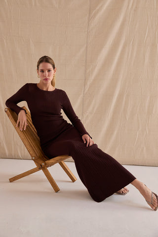 Drea Ribbed Crewneck Knit Top