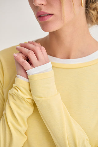 Olly Two in One Long Sleeve Knit Top