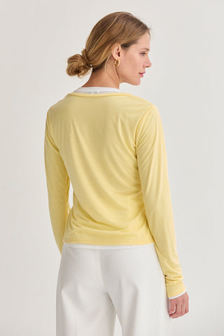 Olly Two in One Long Sleeve Knit Top