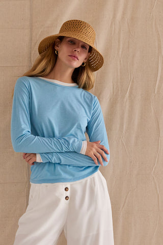 Olly Two in One Long Sleeve Knit Top