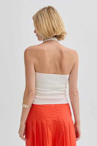 Jazzlyn Halter Knit Top