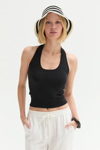 Jazzlyn Halter Knit Top