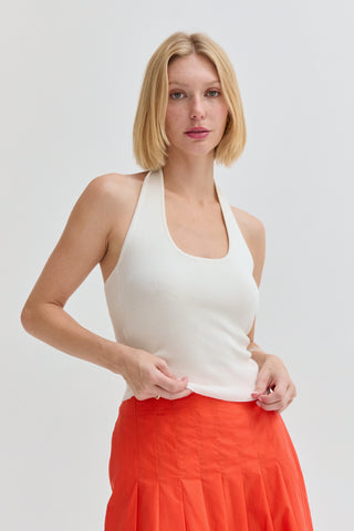 Jazzlyn Halter Knit Top