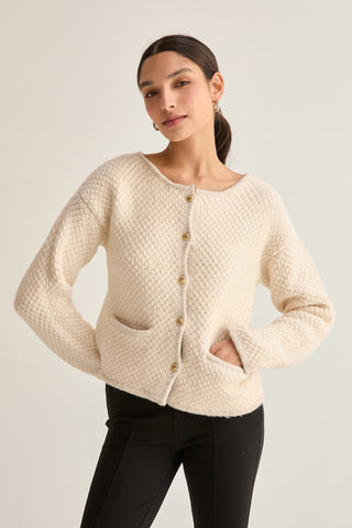 Sandy Boucle Knit Jacket
