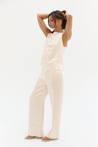 Dawn Satin Pull On Pants