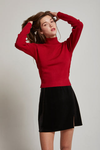 Sahar Velvet Mini Skirt