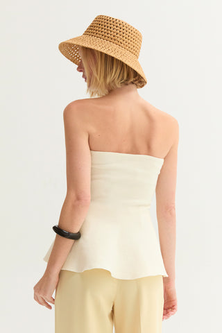 Bella Jacquard Knit Peplum Top