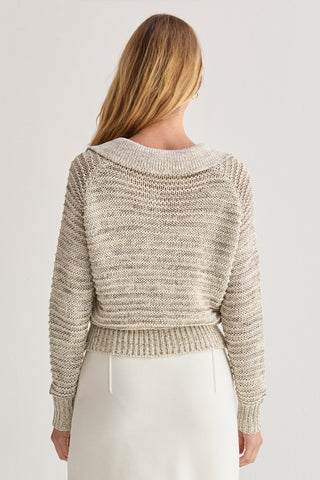 Dess Marled Polo Sweater