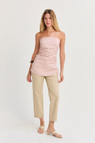Londyn Lyocell Ruched Tube Top