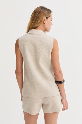 Chelsea Jacquard Knit Vest and Shorts Set