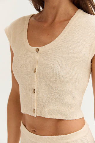 Mila Pebbled Knit Maxi Skirt Set