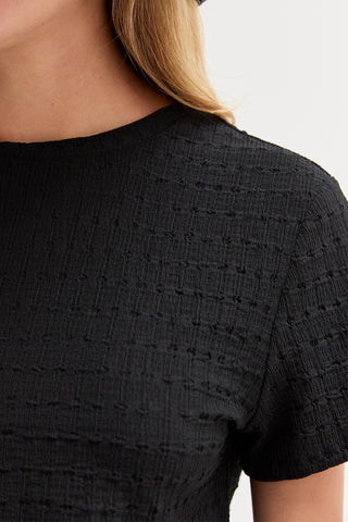 Jenna Textured Knit Two Piece Skirt Set