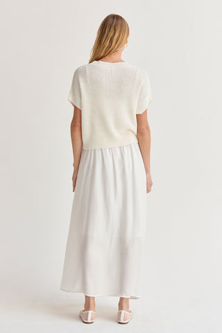 Winona Knit Top and Dress Two Piece Set