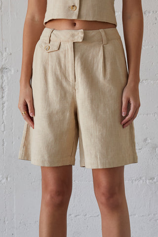 Shane Linen Bermuda Pants