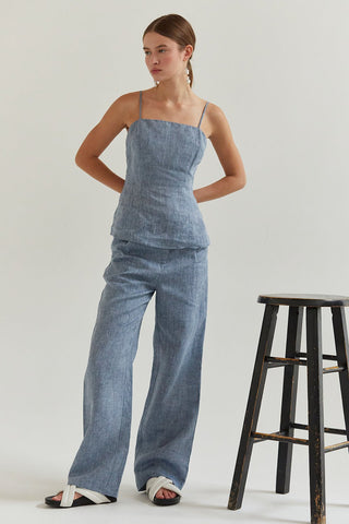 Dani Linen Wide Leg Pants