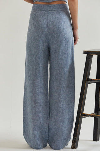 Dani Linen Wide Leg Pants