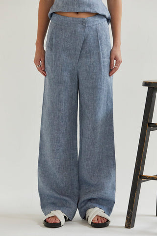 Dani Linen Wide Leg Pants