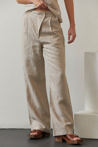 Dani Linen Wide Leg Pants