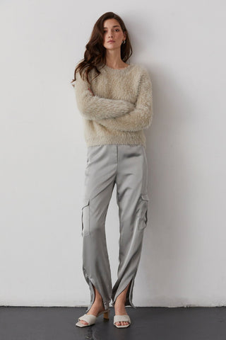 Brooklyn Satin Cargo Joggers