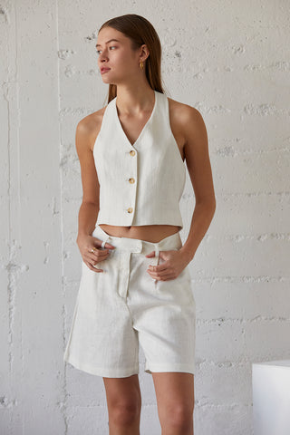 Daum Linen Halter Vest