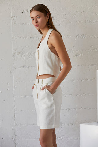 Daum Linen Halter Vest
