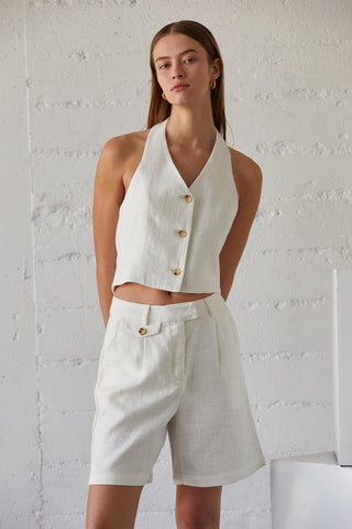 Daum Linen Halter Vest