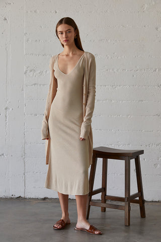 Siena Pebbled Long Cardigan