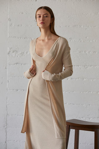 Siena Pebbled Long Cardigan