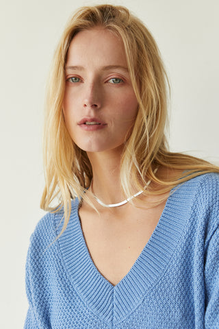 Raya Pebbled Knit Top