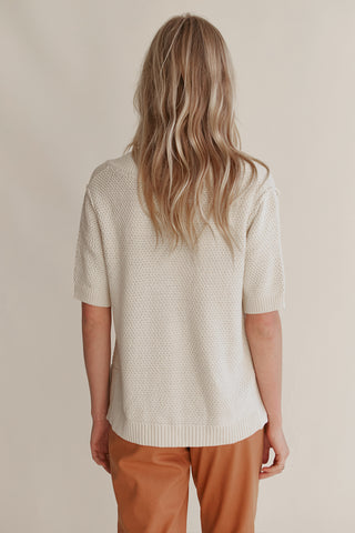 Raya Pebbled Knit Top