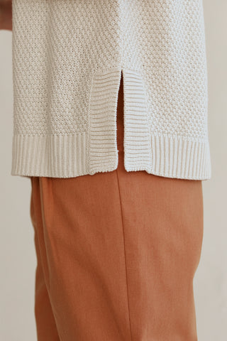 Raya Pebbled Knit Top
