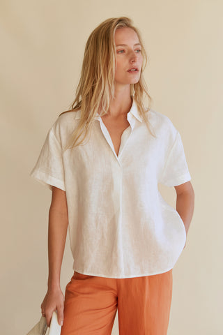 Paisley Linen Shirt