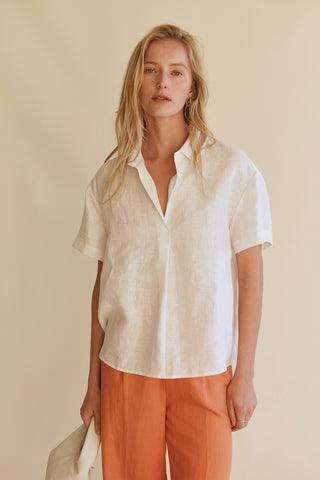 Paisley Linen Shirt