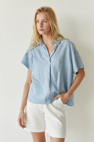 Paisley Linen Shirt