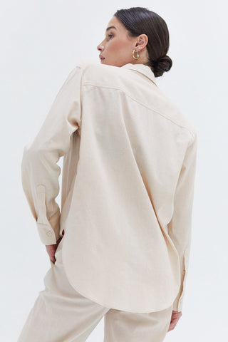 Jia Cotton-blend Shirt Set